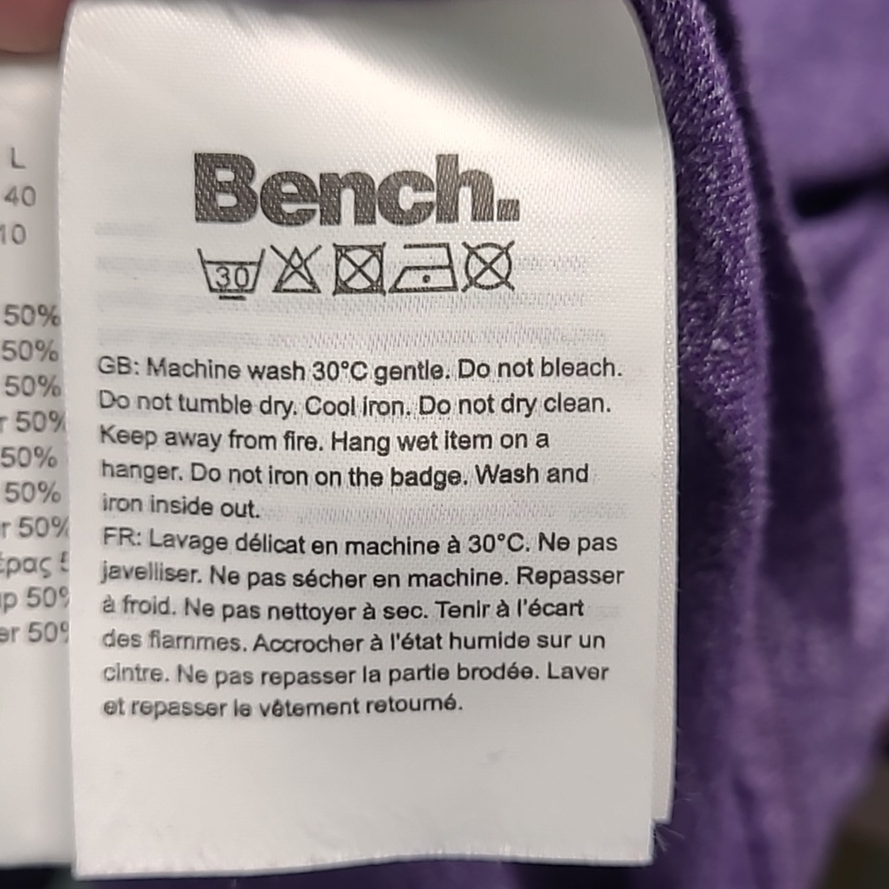 Bench Size L Purple Waterfall Mini Dress - Picture 8 of 9